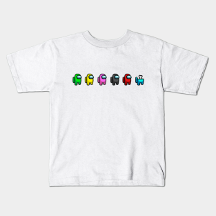 Kids T Shirts Teepublic Uk - among us t shirt roblox red