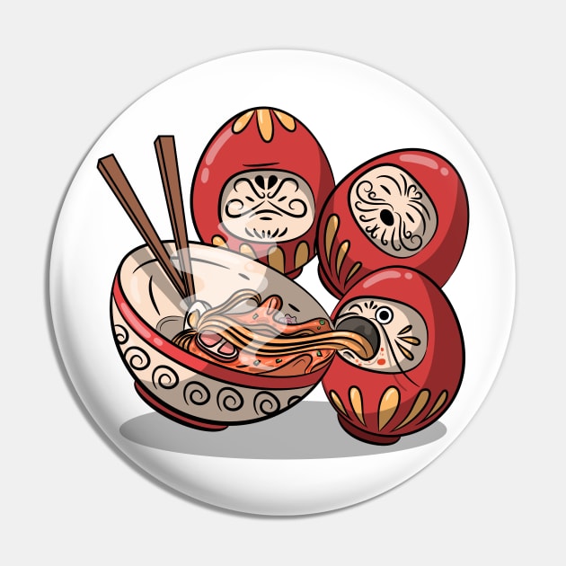 Japan's Daruma Doll Ramen Pin by WizardingWorld