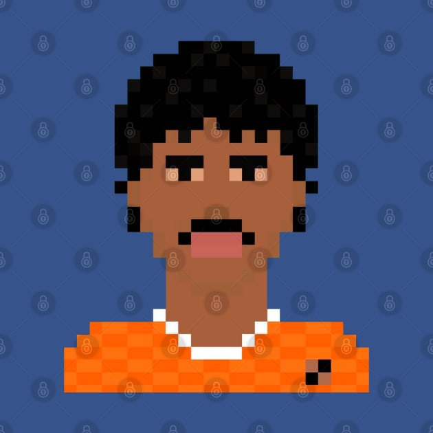 Rijkaard 8bit by Roti Kodok Art