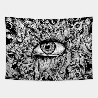 Inked Eye Tapestry