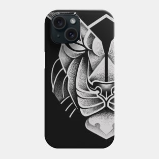 lion black Phone Case