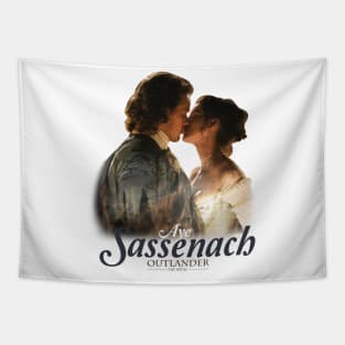 Outlander Aye Sassenach Embrace Tapestry