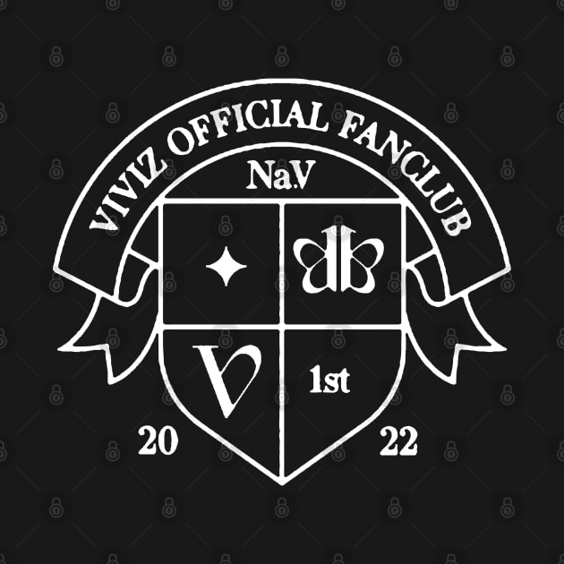 VIVZ official fanclub badge (white) by strasberrie