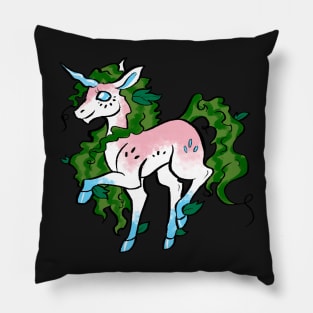 Trans Watermelon Unicorn Pillow