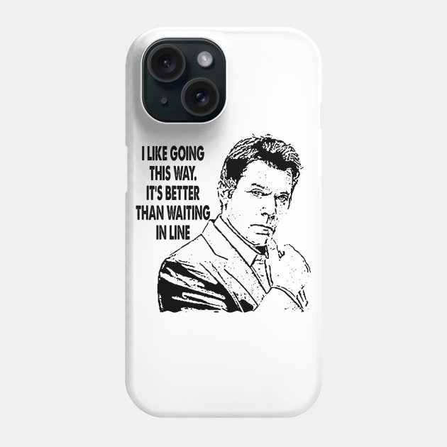 Joe pesci vintage movie i like going this way Phone Case by Julie lovely drawings