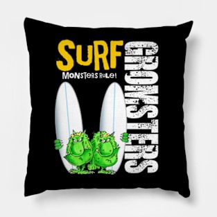 Surf Gromsters #3 Pillow