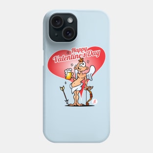 Cupid with a beer Phone Case