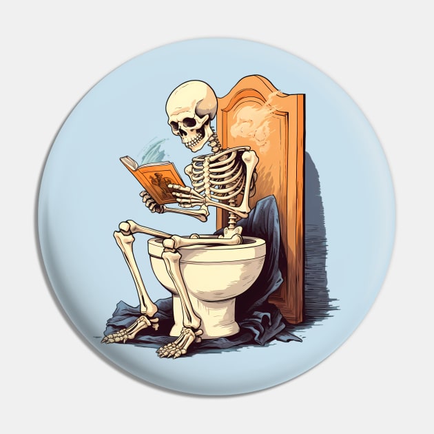 Skeleton Final Reading Pin by Acid_rain