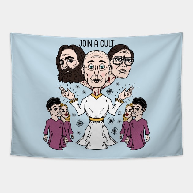 Join A Cult Tapestry by LoudMouthThreads