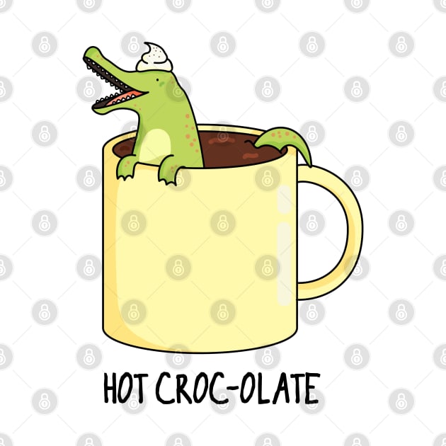 Hot Croc-o-late Cute Crocodile Pun by punnybone