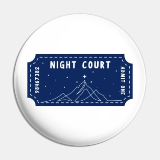 Night Court - ACOTAR Pin