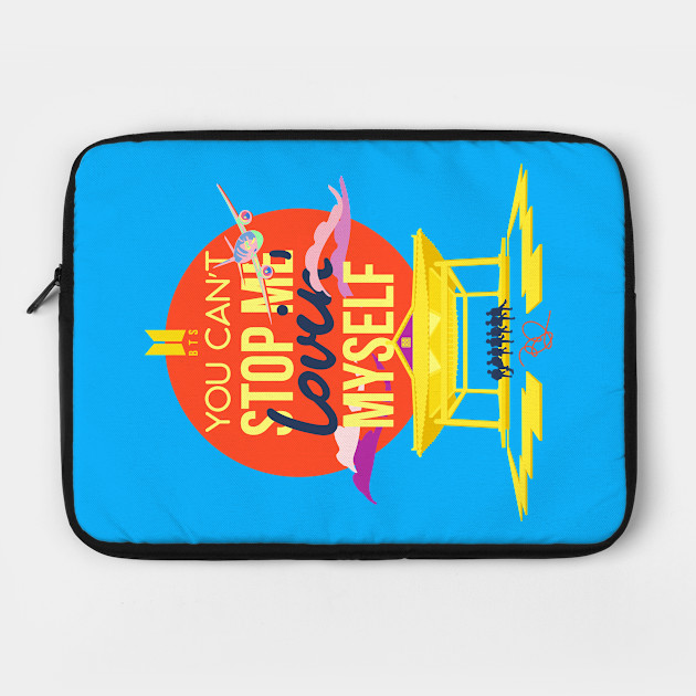 You Cant Stop Me Lovin Myself Bts Bts Laptop Case Teepublic