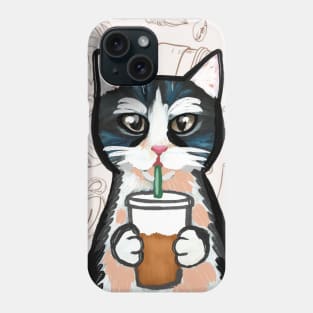 Cat Coffee Phone Case