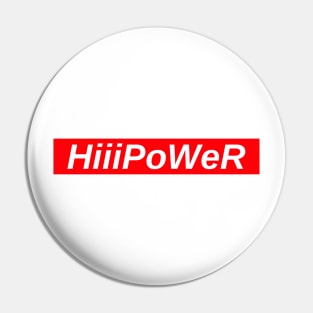 HiiiPoWeR // Red Box Logo Pin