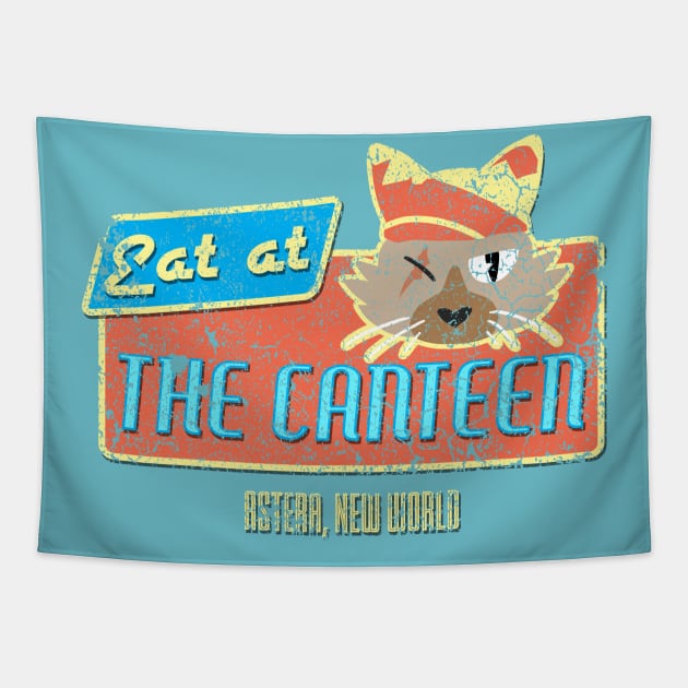 Eat at The Canteen Tapestry by CCDesign