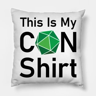 This Is My Con Shirt (light) Pillow