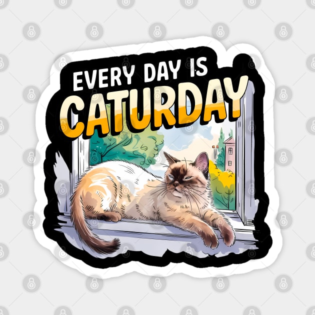Purrrfect friends cats are family Magnet by Steve
