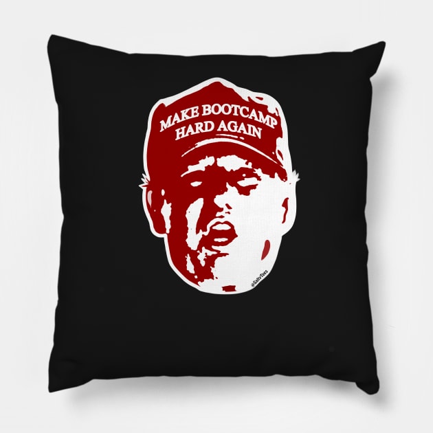 Make Bootcamp Hard Again Pillow by SaltyTees