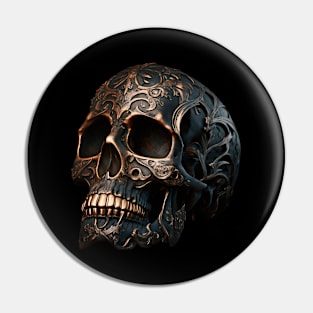 Black scull Pin