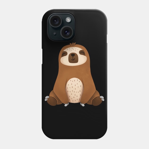 Cute Sloth Phone Case by be yourself. design