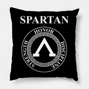 Spartan Shield Virtues of Sparta Lambda Pillow