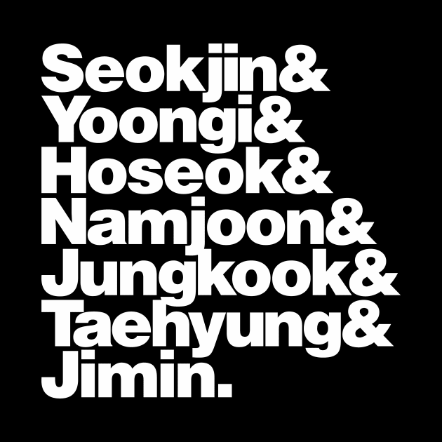 Bangtan Boys Names by KDNJ