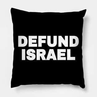 DEFUND ISRAEL - White - Vertical - Front Pillow