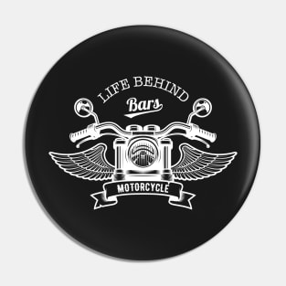 Life Behind Bars Motorcycle Pin