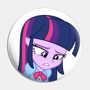 Sad EQG Twilight Sparkle Pin