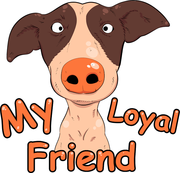 My loyal friend Kids T-Shirt by vanpaul54