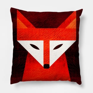 Fox Head Pillow