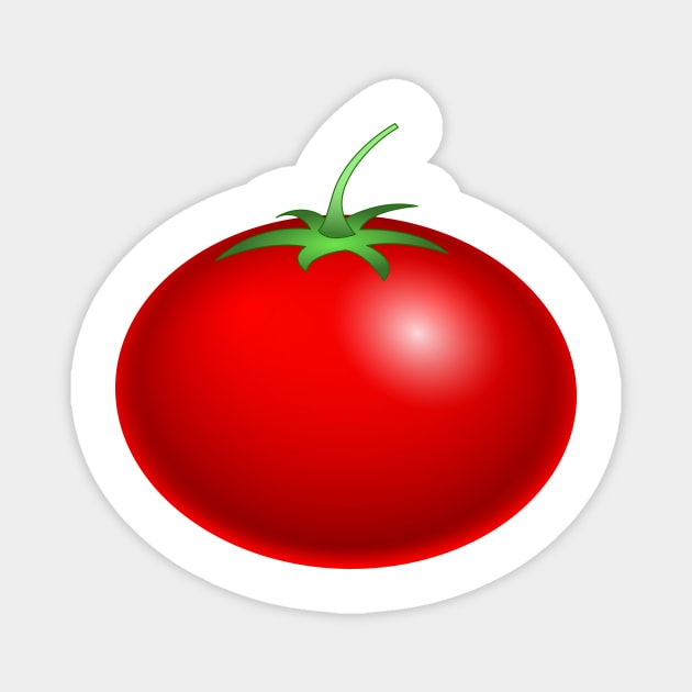 Tomato berry illustration Magnet by AlexanderZam