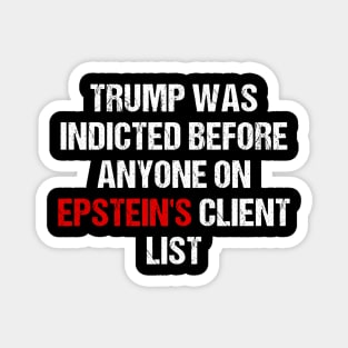 Trump Was Indicted Before Anyone On Epstein's Client List Magnet
