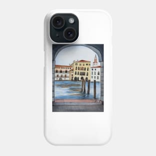 Venice Whimsical Mixed Media Art Piece Phone Case