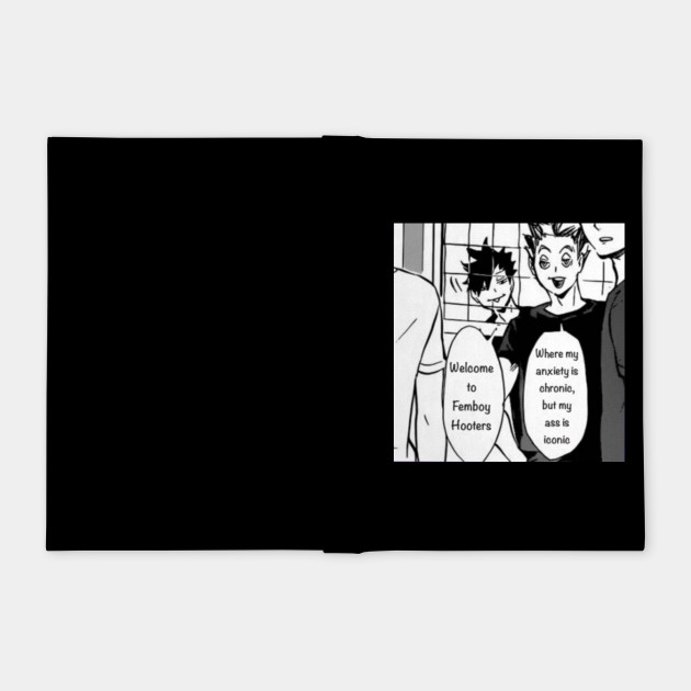 Haikyuu Welcome To Femboy Hooters Haikyuu Notebook Teepublic As of december 2014, the set has sold over twelve million volumes.5 at their panel at new york comic con, north american publisher viz media can release the show in 2016 and declared their licence of the. haikyuu welcome to femboy hooters