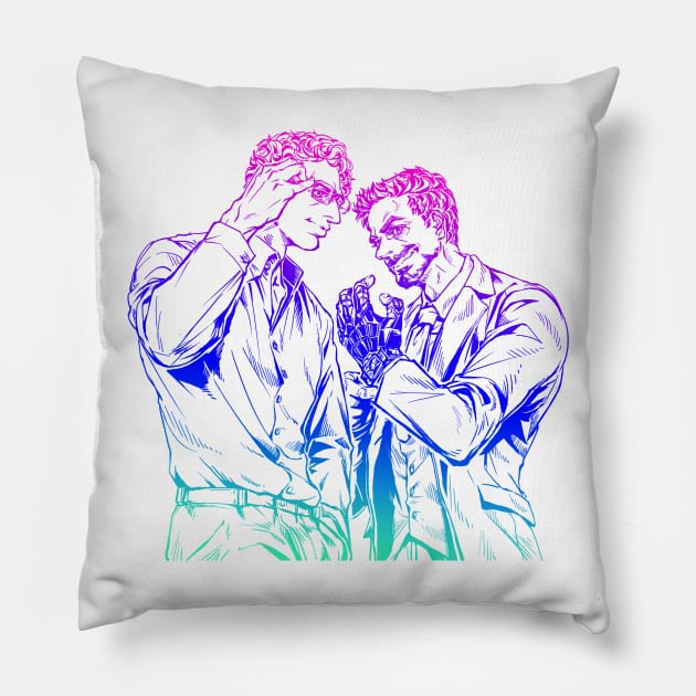 Science Bros Badass Pillow by ArashiC