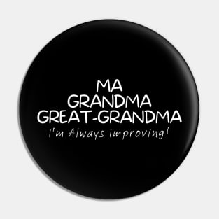 Best Grandma Ever Pin