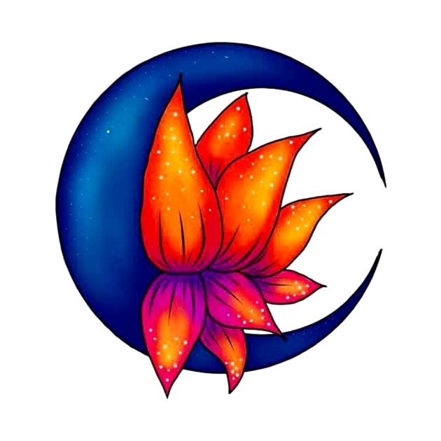 Lotus Moon by Indicat
