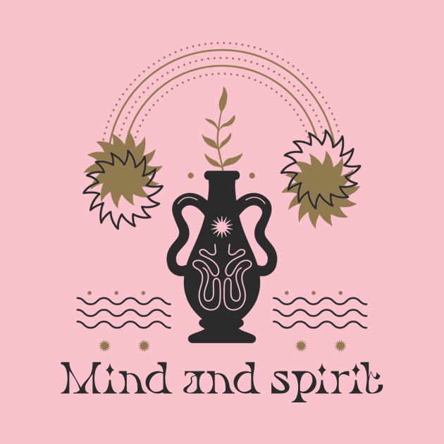 Mind & Spirit Mystical Spirituality Boho Style by Tip Top Tee's