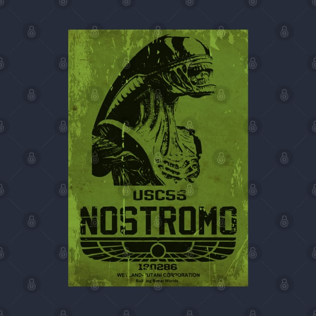 Nostromo Xenomorph by CTShirts