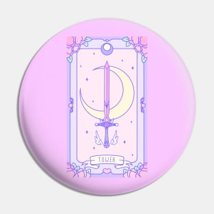 Tower - Pastel Tarot Pin