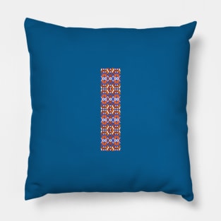 Monogram Letter I- geometric pattern Pillow