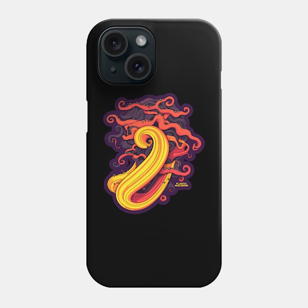 Plastic Macaroni Boho Trippy Hippy Gemelli Phone Case by BoobRoss