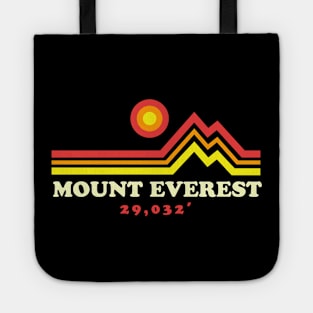 Mount Everest 29,032′ Himalayas Mount Everest Base Camp Tote