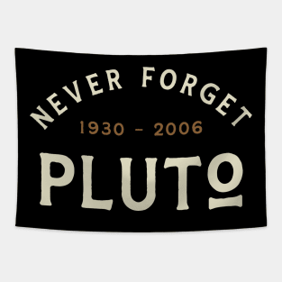 Pluto Never Forget 1930 - 2006 Tapestry