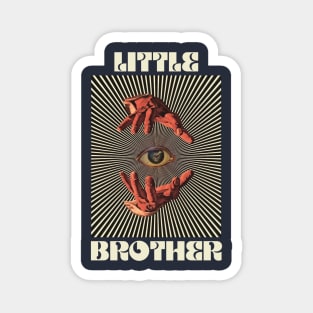 Hand Eyes Little Brother Magnet