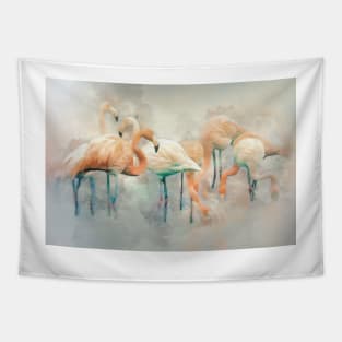 Flamingo Fantasy Tapestry