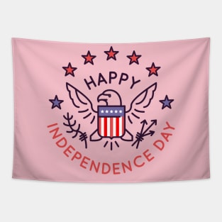 Independence Day american flag Tapestry