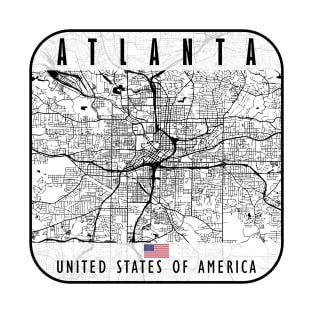 Atlanta Map USA T-Shirt