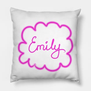 Emily. Female name. Pillow